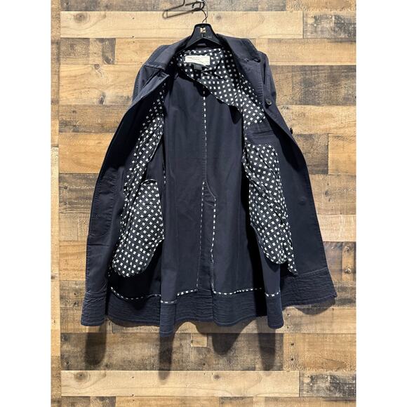 Marc Jacob's- Classic Trench Coat- Navy Blue- Women Size Aprox M/L - Picture 4 of 6